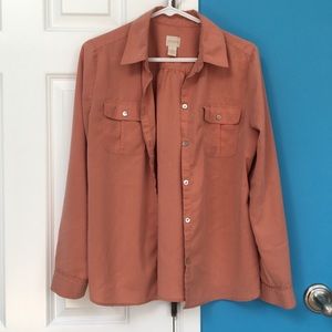Salmon Chico’s button up